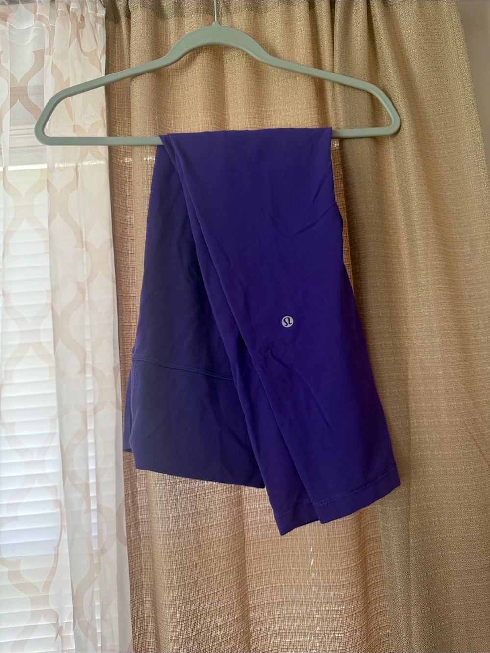Lululemon 3/4 Length Royal Purple Leggings